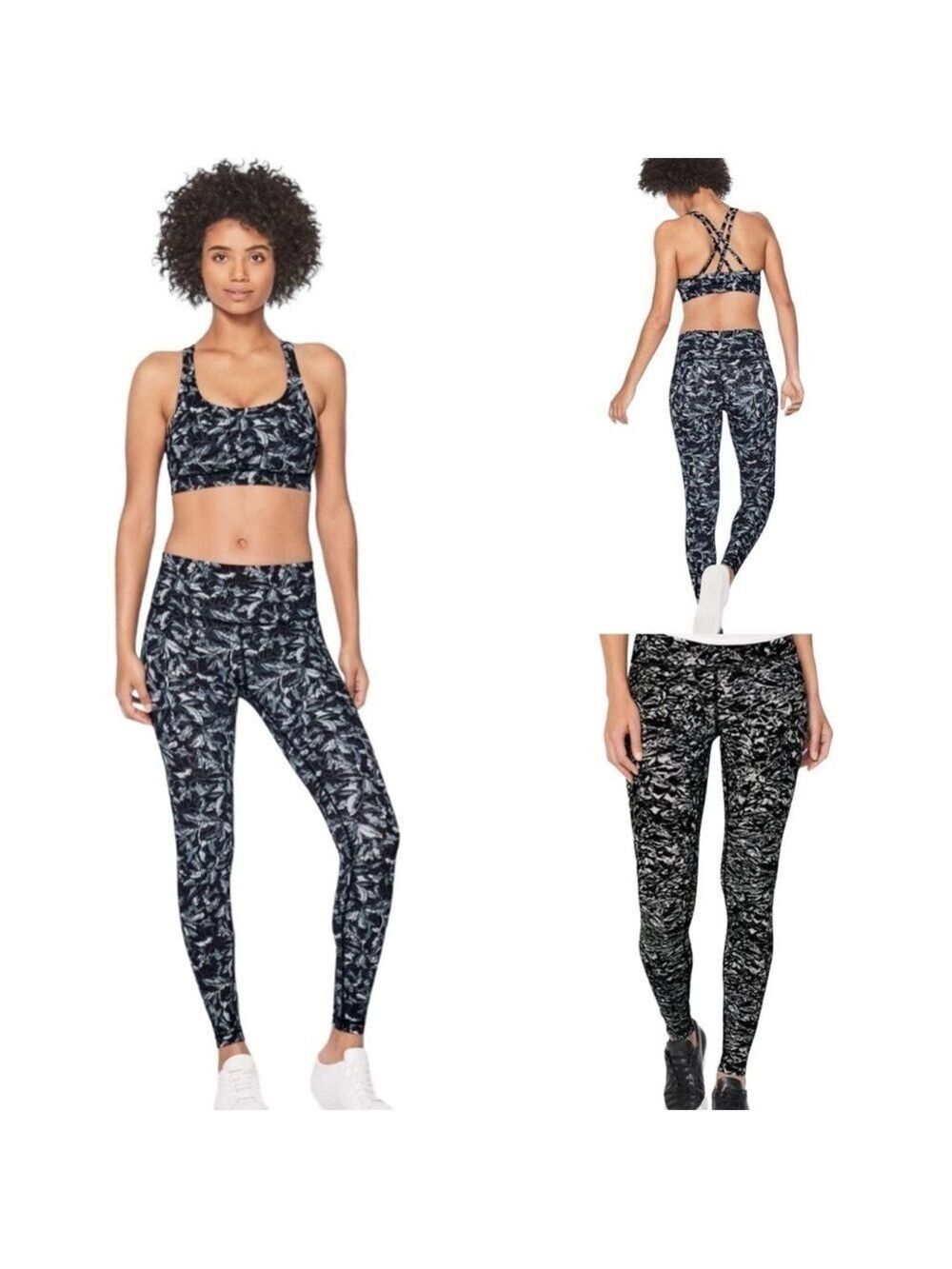 Lululemon Athletica Womens Wunder Under Hi-Rise Tight Embellished Multi Black